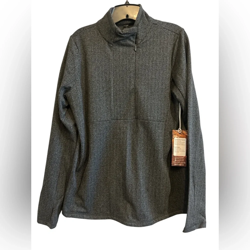 Kyodan Outdoors Dark Gray Half-Zip Pullover Size Large